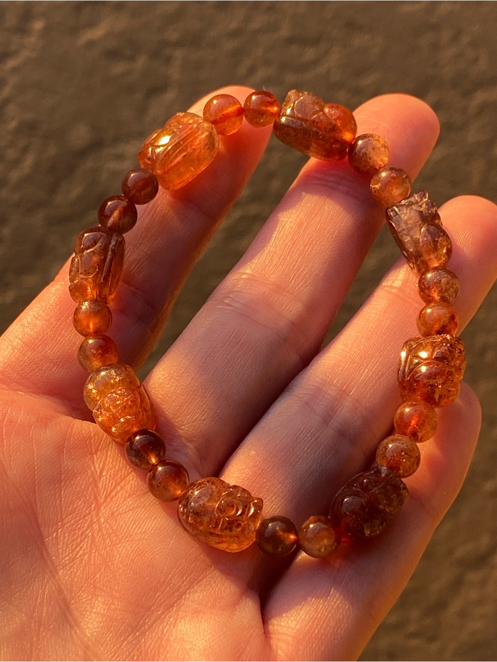 Sunstone Pixiu Crystal Bracelet ☀️